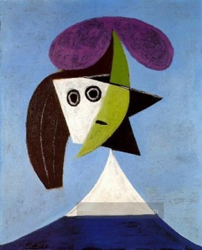 Femme au chapeau 1939 kubismus Ölgemälde